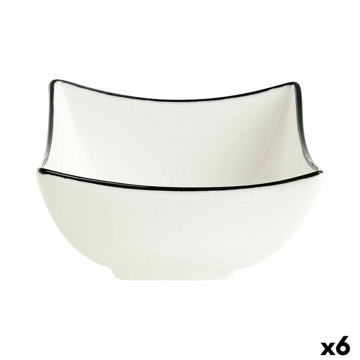 Arcoroc Bol Porcelana Appetizer Filet Blanco y Negro (6 Unidades) inevitable