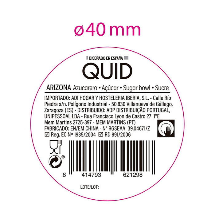 Azucarero Cerámico Arizona Quid 10x10x11 cm