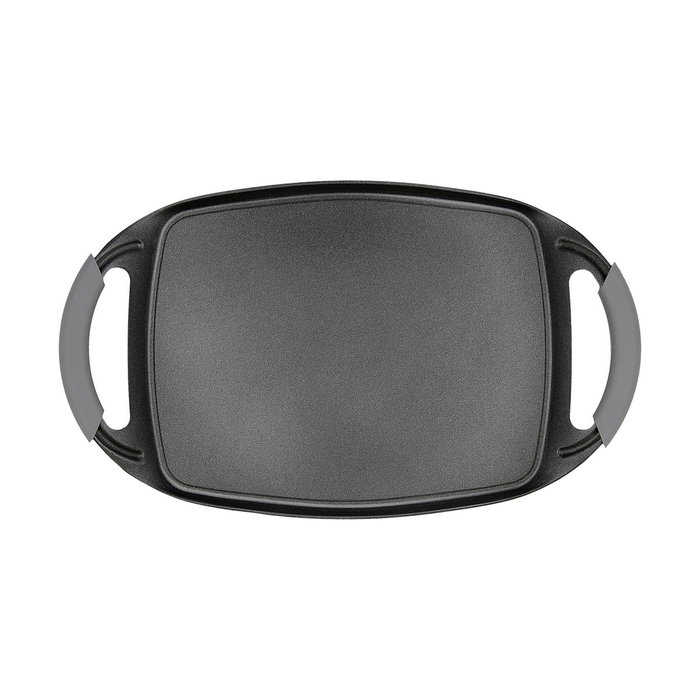 Quid Asador Aluminio Forjado Ebano 47x29 cm Negro Quid Asador Aluminio Forjado Ebano 47x29 cm Negro