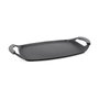 Quid Asador Aluminio Forjado Ebano 47x29 cm Negro
