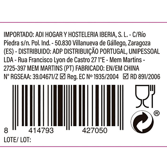 Plato Porcelana Gastro Fresh Quid 17,5 cm (8 Unidades)