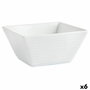 Quid Bol Porcelana Gastro Fresh Blanco (6 Unidades) 13,5x7 cm