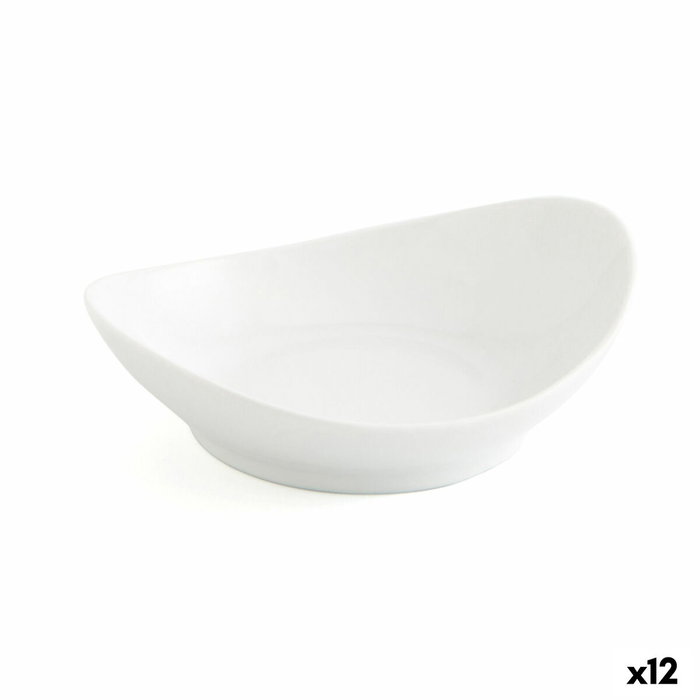 Quid Tapa Ensaladilla Porcelana Gastro Fun 14x11 cm (12 Unidades)