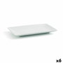 Quid Tapa Fríos Porcelana Gastro Fun 16,5x9,5x2 cm (6 Unidades) de color Blanco