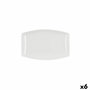 Quid Fuente Rectangular Porcelana Gastro 25.2x16x2 cm (6 Unidades) white
