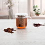 Quid Taza Vidrio Serenia con Filtro Inox y Tapa 35 cL