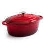 Bidasoa Cocotte Hierro Fundido Esmaltado Fierro Rojo 4,3 L
