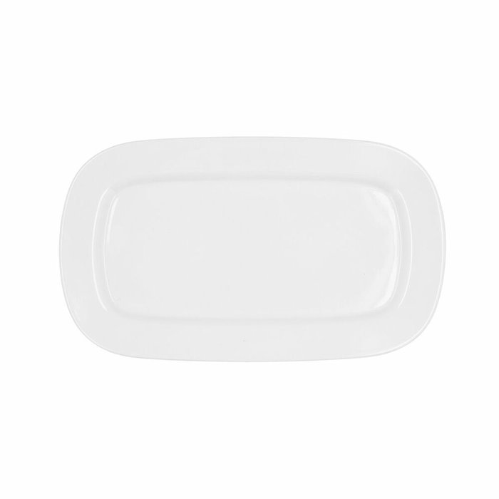 Bidasoa Fuente Rectangular Glacial Blanco 31 x 18 cm (6 Unidades)