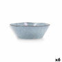Quid Bol Cerámico Boreal Azul 16 cm (6 Unidades) inevitablemente decorativo