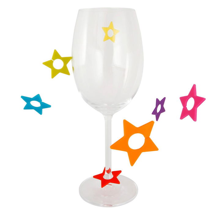 Set 8 Identificadores Copas Star Koala 12,8x5x13,7 cm