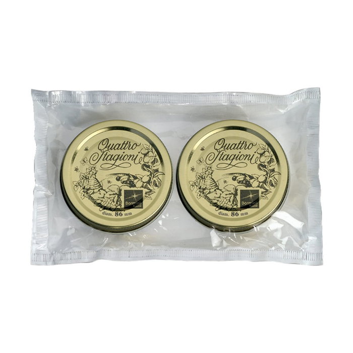 Bormioli Rocco Set 2 Tapas Inox Quattro Stagioni 86 mm Oro