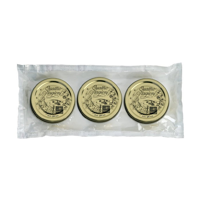 Bormioli Rocco Set 3 Tapas Inox Quattro Stagioni 56 mm Oro