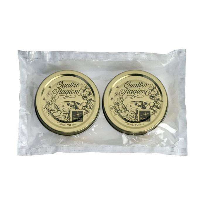 Bormioli Rocco Set 2 Tapas Inox Quattro Stagioni 70 mm Oro