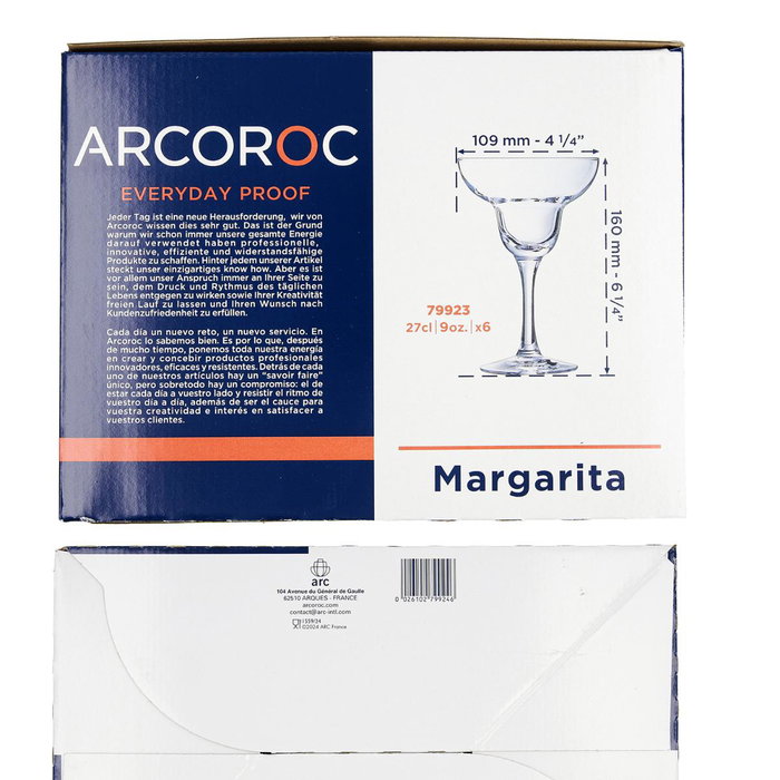 Arcoroc Caja de 6 Copas Cocktail Margarita de 27 cL