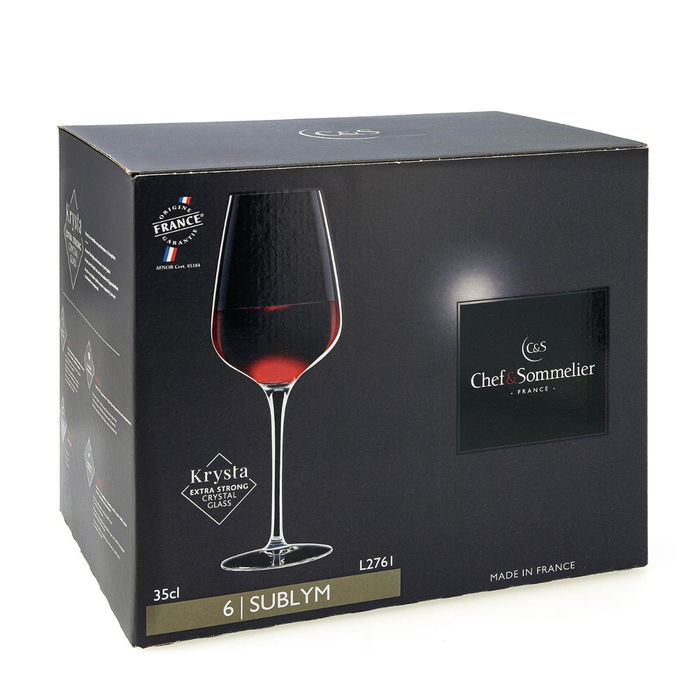 Caja 6 Copas Vino Krysta Sublym Chef & Sommelier 35 cL Caja 6 Copas Vino Krysta Sublym Chef & Sommelier 35 cL
