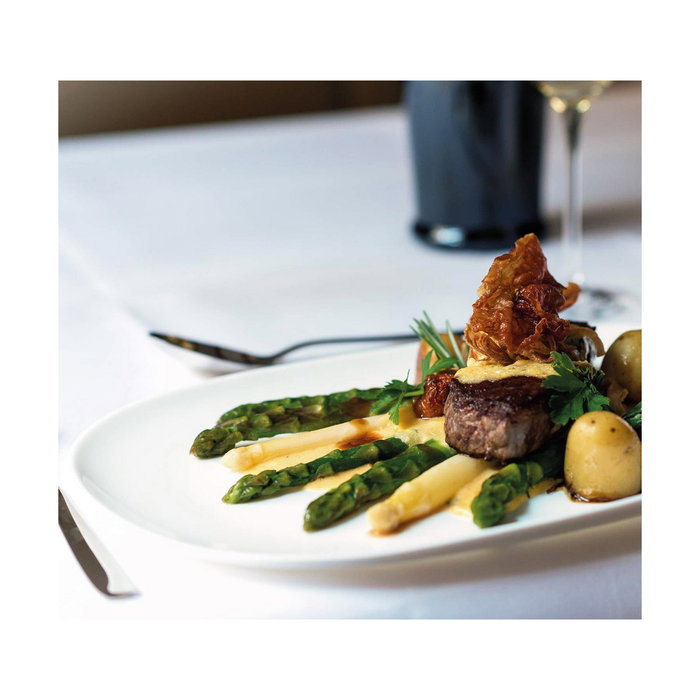 Arcoroc Set 6 Platos Steak Opal Solution Blanco 30x26 cm Arcoroc Set 6 Platos Steak Opal Solution Blanco 30x26 cm
