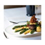 Arcoroc Set 6 Platos Steak Opal Solution Blanco 30x26 cm