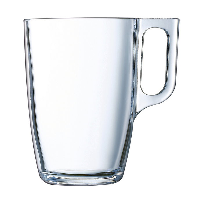 Arcoroc Set de 6 Tazas Vidrio Voluto Transparente 40 cL