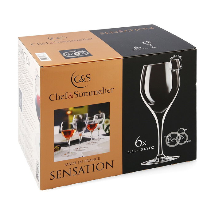 Chef & Sommelier Caja 6 Copas Vino Krysta Sensation Exalt 31 cL