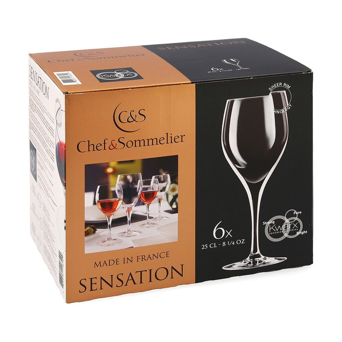 Chef & Sommelier Caja 6 Copas Vino Cristalin Sensation Exalt 25 cL Chef & Sommelier Caja 6 Copas Vino Cristalin Sensation Exalt 25 cL