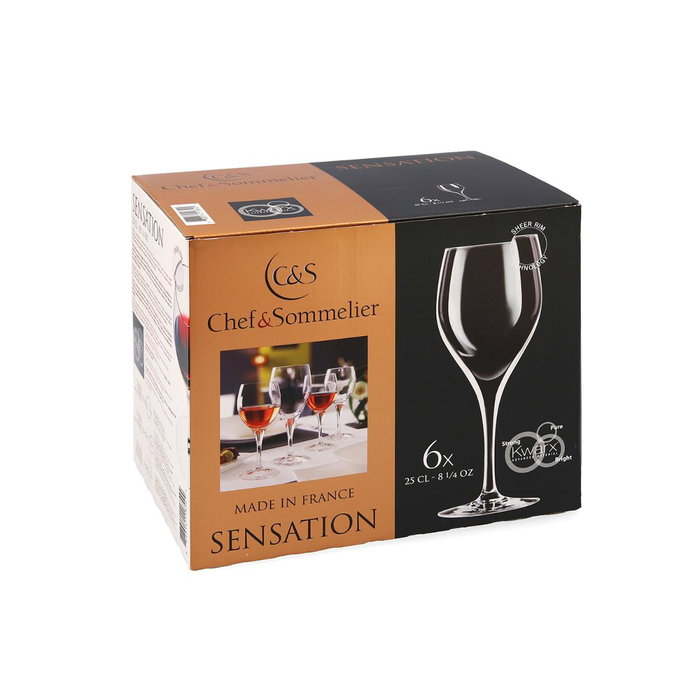 Caja 6 Copas Vino Cristalin Sensation Exalt Chef & Sommelier 25 cL