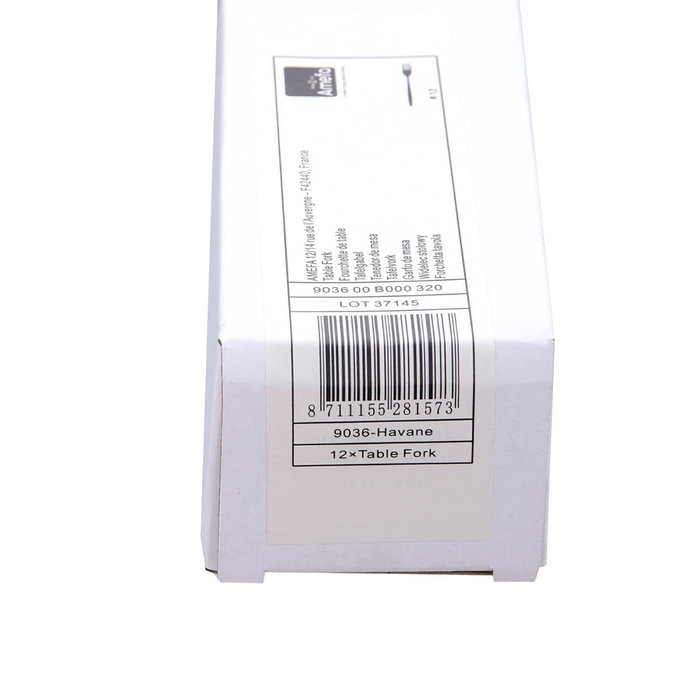Caja 12 Tenedores Mesa Acero Inox Havane Amefa 18-0-3 mm