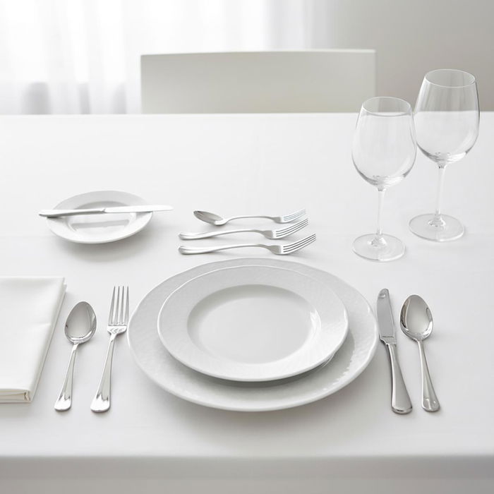 Set 12 Cuchillos Steaks Acero Inox Baguette Amefa 22,5x2x0,5 cm