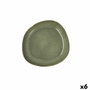 Bidasoa Plato Sopa Cerámico Ikonic Verde (6 Unidades) 20,5x19,5 cm