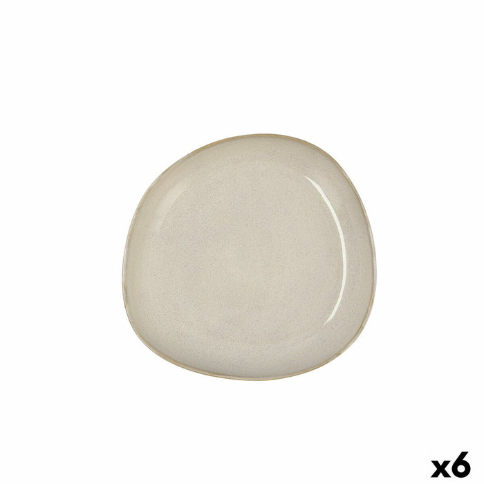 Bidasoa Ikonic Plato de Sopa Cerámico Blanco (6 Unidades) 20,5x19,5 cm