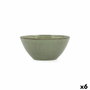 Bidasoa Bol Cerámico Ikonic Verde (6 Unidades) 15,8x15x7 cm