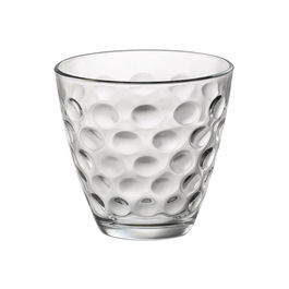 Set 6 Vasos Bajos Vidrio Dots Bormioli Rocco 25 cL