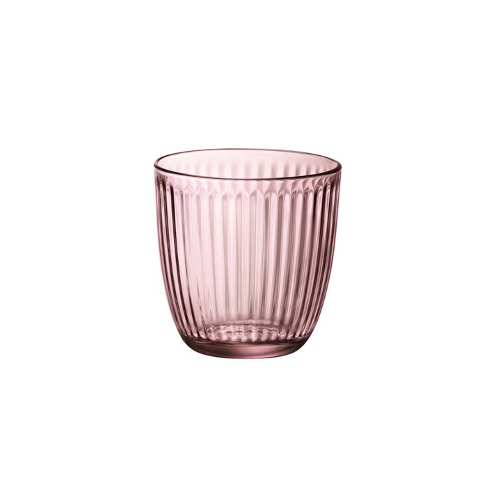 Bormioli Rocco Set de 6 Vasos Bajos LINE Rosa