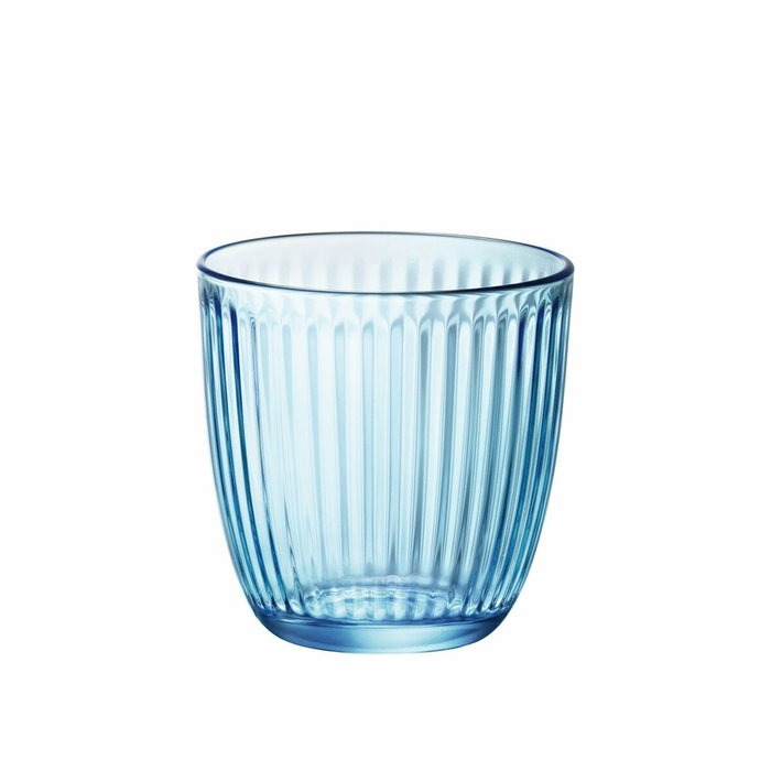 Bormioli Rocco Set de 6 Vasos Bajos LINE Azul
