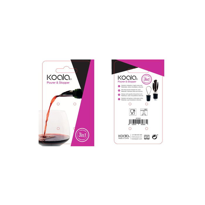 Tapón Vertedor Antigoteo Bodega Koala 7,6x2 cm Tapón Vertedor Antigoteo Bodega Koala 7,6x2 cm