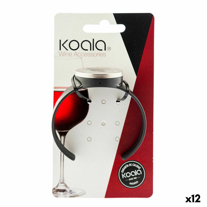 Koala Reloj Termómetro Bodega Negro (12 Unidades)