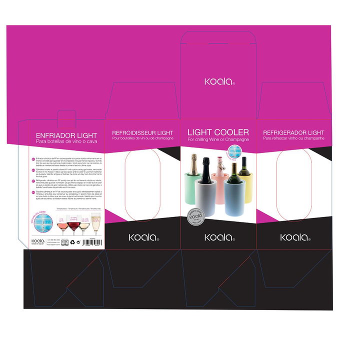 Enfriabotellas de Gel Light Koala 19x12 cm