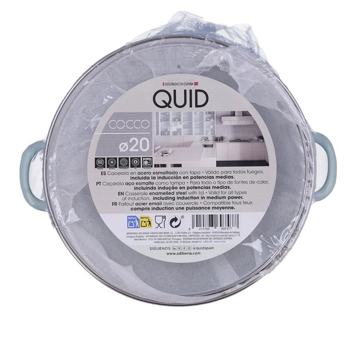 Cacerola Acero Esmaltado Cocco Quid 20 cm - 2,3 L Cacerola Acero Esmaltado Cocco Quid 20 cm - 2,3 L
