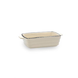 Cazuela Rectangular Gres Horno Cocco Quid 16x9x4 cm (12 Unidades)