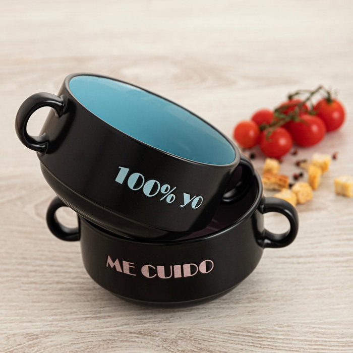 Bol Cerámico Vita Aqua Quid 45 cL (6 Unidades)