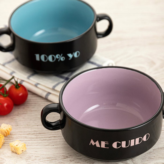 Bol Cerámico Vita Aqua Quid 45 cL (6 Unidades)