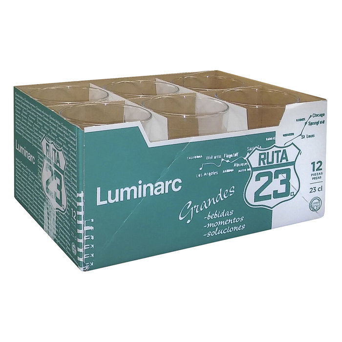 Luminarc Vaso Bajo Ruta 23 cL (12 Unidades)