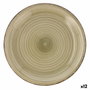 Quid Plato Llano Cerámico Vita Natura Verde 27 cm (12 Unidades)淘