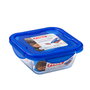 Fiambrera Hermética Pyrex Cook & Go 16,7 x 16,7 x 7 cm Azul 850 ml Vidrio (6 Unidades)
