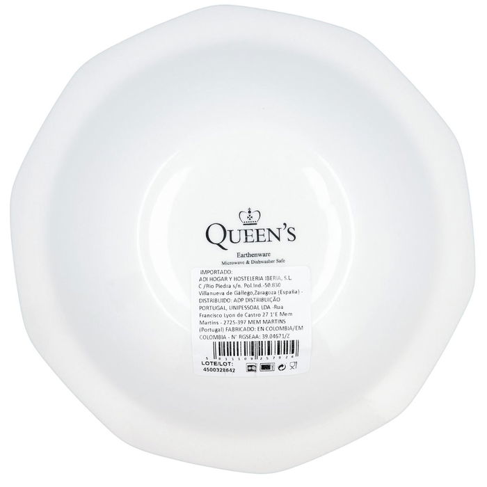 Plato Hondo Cerámico Victorian Orchard Queen's 20,5 cm (6 Unidades)