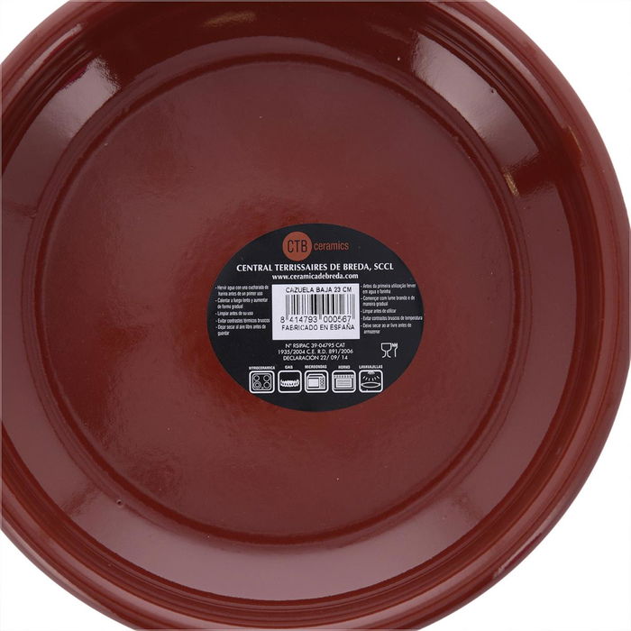 Cazuela Barro Barro Clasico 23 cm (6 Unidades)