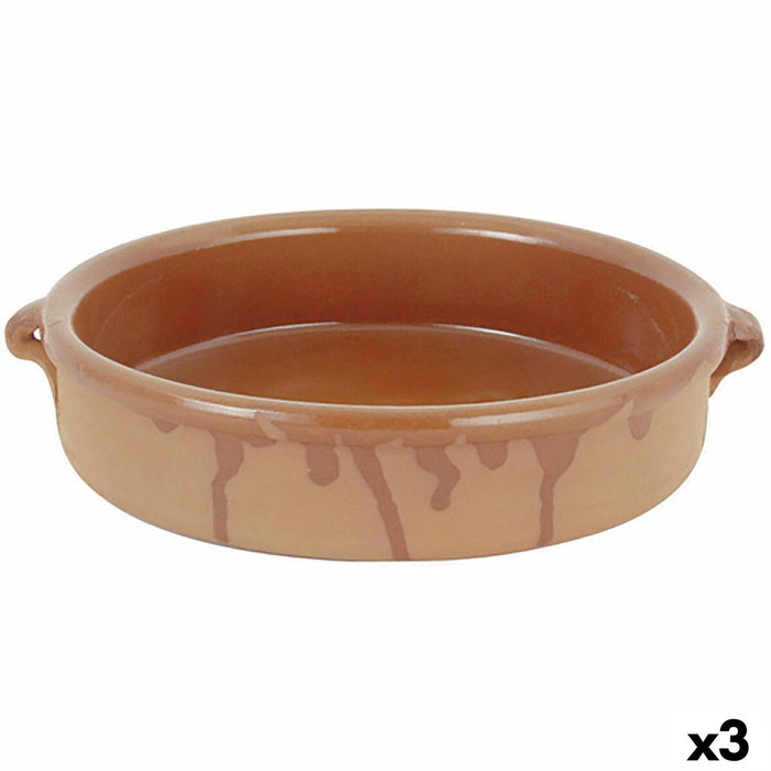 Barro Clasico Cazuela Barro Clasico 28 cm (3 Unidades) Marrón