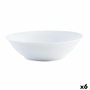 Quid Ensaladera Porcelana Basic 23 cm, 6 Unidades, Blanco