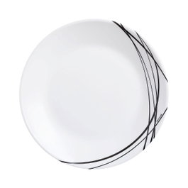 Plato Postre Opal Domitille Negro Arcopal 18 cm (12 Unidades)