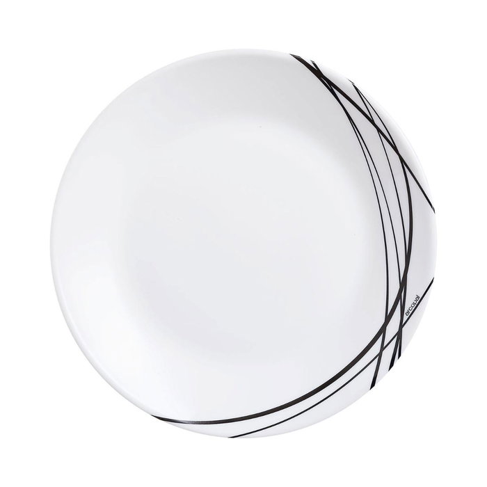 Plato Postre Opal Domitille Negro Arcopal 18 cm (12 Unidades) Plato Postre Opal Domitille Negro Arcopal 18 cm (12 Unidades)