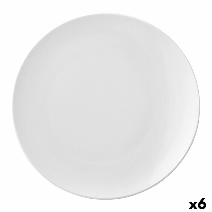 Ariane Plato Llano Vital Coupe 24 cm (6 Unidades) Blanco